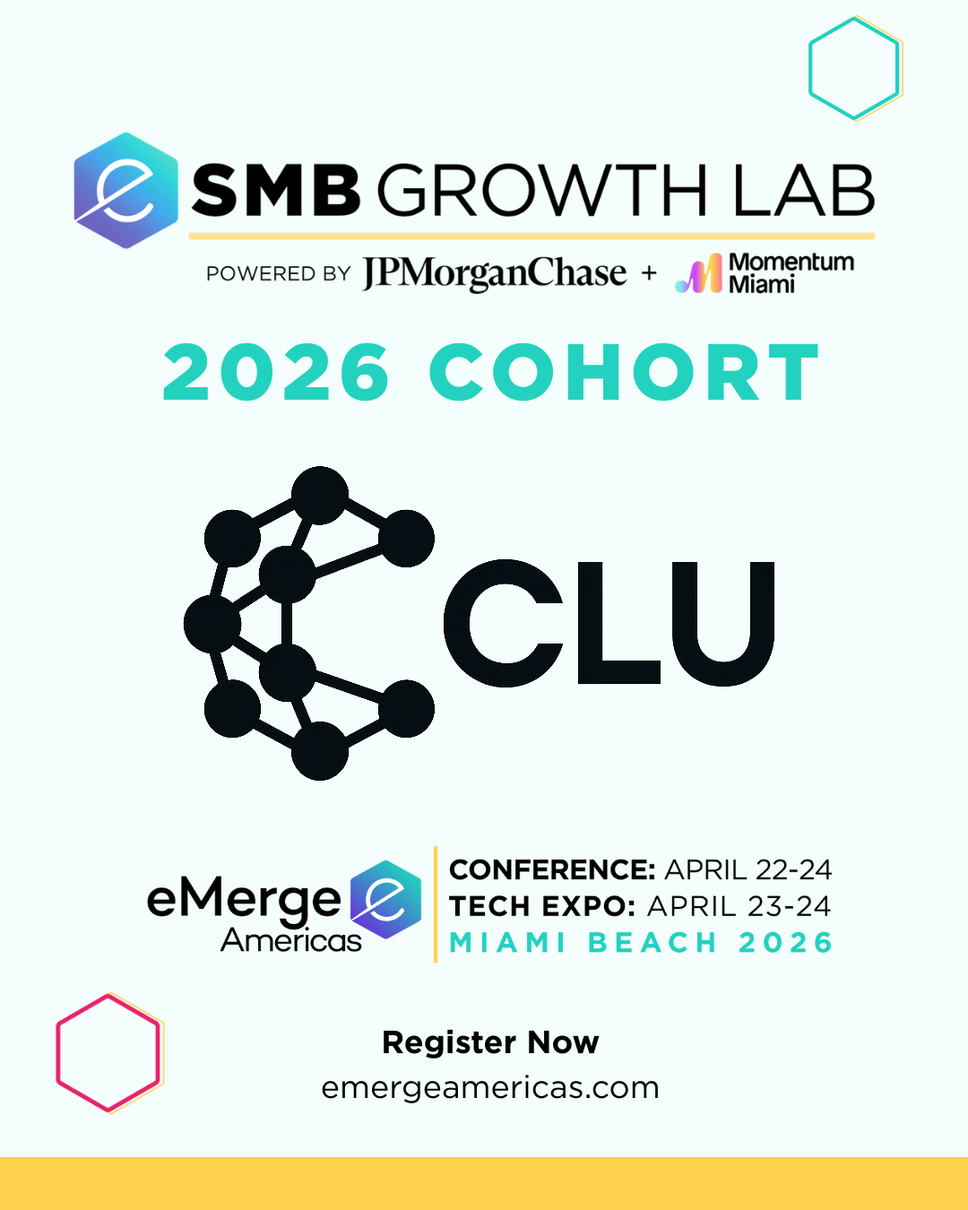 CLU Selected for eMerge Americas 2026 SMB Growth Lab